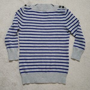DEMYLEE New York stripped 100% Cashmere sweater